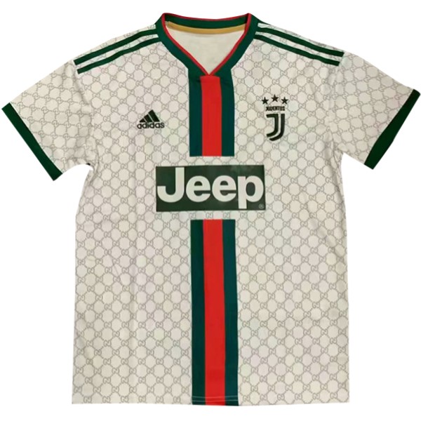 Tailandia Camiseta Juventus 2019 2020 Blanco Verde